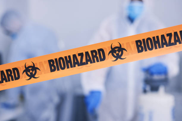Professional Biohazard Cleanup technician working in Fairfax, MN